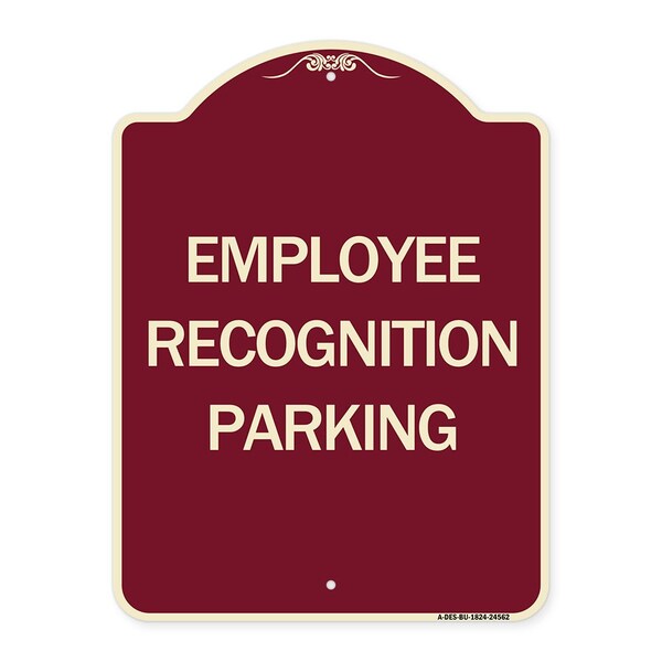 Signmission Employee Recognition Parking Heavy-Gauge Aluminum Architectural Sign, 24" x 18", BU-1824-24562 A-DES-BU-1824-24562 - main